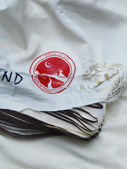 Double Horse Booski  | P8&6 | BY SO SILK BRAND| Brown Border